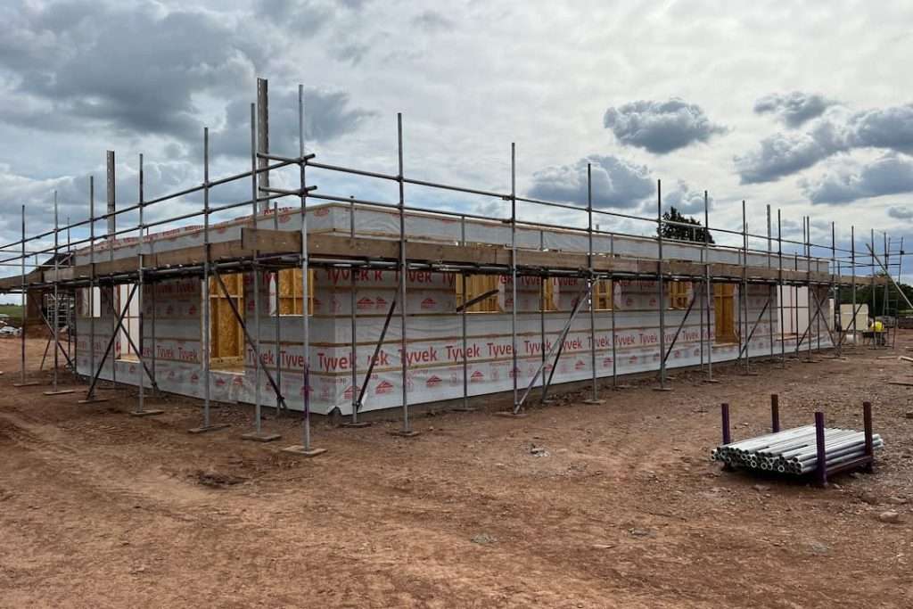 New Build Houses Under Construction